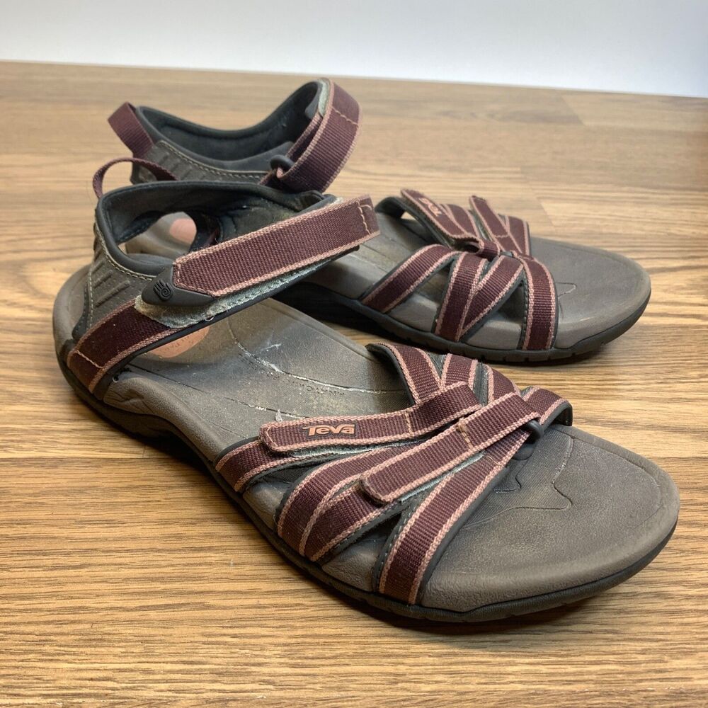 Teva Tirra‎ Sandals Women Size 9 Purple Strappy Sport Hiking Walking Shoe #4266